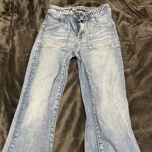 American eagle size 2 flare jeans regular length